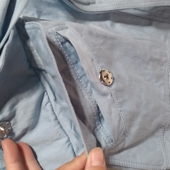 SALE! Worth New York Tiffany Blue Long Belted Jacket Sz.L Gently Worn - Picture 3 of 14